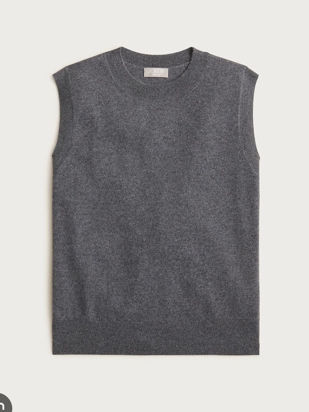 J. Crew Cashmere relaxed sweater-vest